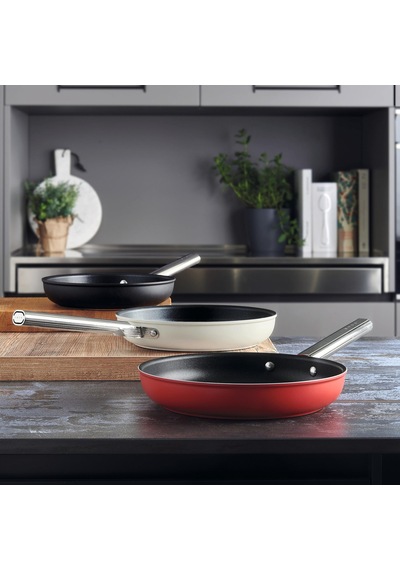 Smeg Cookware 50's Style Siyah Tava 28 CM