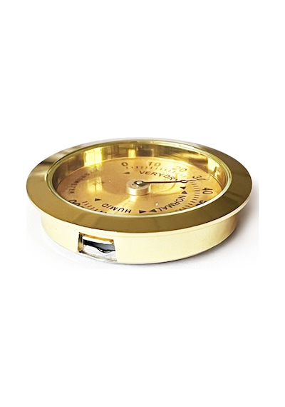 Analog Higrometre Nem Ölçer Humidor Puro Kutusu için Metal Çerçev N11.1837