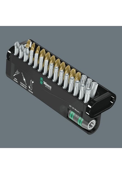 Wera Bit-Check 30 Ahşap 1 Bits Seti 05057433001
