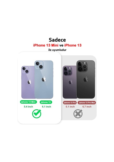 İphone 13 / 13 Mini Uyumlu Safir Lens Çizilmez Dayanıklı Kamera Koruyucu