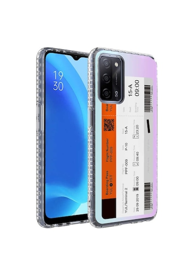 Oppo A54 4G Kilif Airbag Kenarli Renkli Desenli Elegans Kilif 561996996