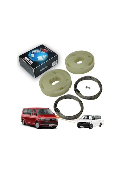 Volkswagen T5, T6 Caravella Orta Sürgü Kapı Tamir Takımı 7e1843872
