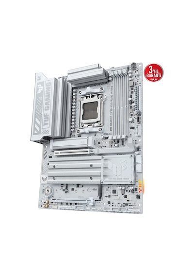 Asus Tuf Gamıng X870-pro Wıfı7 W Neo Ddr5 Hdmı-dp Typec Pcıe 5.0 Am5 Atx Beyaz
