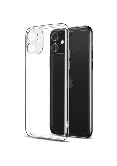Apple Uyumlu iPhone 12 Kamera Korumali,Tipali,Seffaf Silikon Kilif 457859448