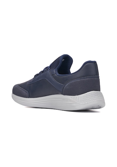 Günlük Erkek Yetişkin Sneaker Büyük Numara Spor Ayakkabı Lastik Bağcıklı Rahat Esnek 110c Lacivert