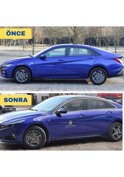 Hyundai Elantra Krom Cam Çerçevesi Set 2020- 12 Parça