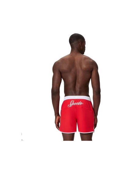 Speedo Solid Logo Volley 16" Erkek Şort Mayo Kırmızı