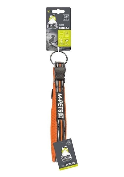 M-pets Hiking Reflektörlü Soft Köpek Boyun Tasması Turuncu Xl Turuncu