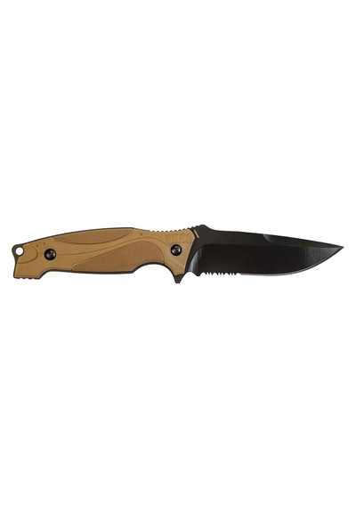 Smith Wesson M&p M2.0 Shield Clip Point Fde Oxide Fixed Blade Taktik Kamp Bıçak 1085882 Kahverengi