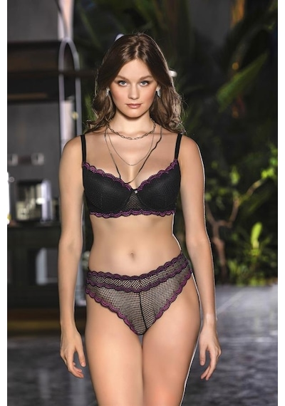 Mode Cool Sütyen, Slip Takım Siyah Brf3951 Siyah