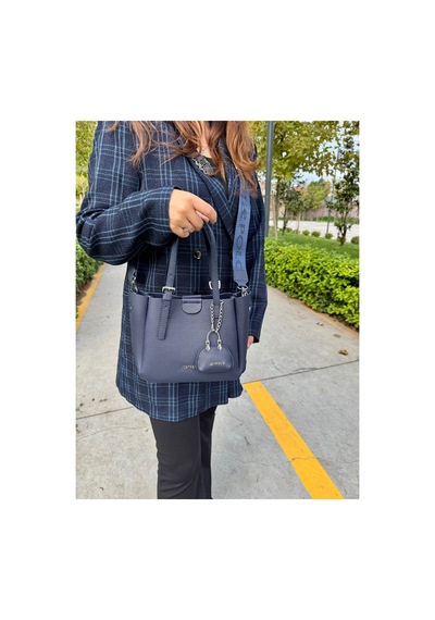 Just Polo Lüks Tasarım 3 Bölmeli Yumuşak Deri Lüks Ve Şık Dokunuş El & Omuz Çantası Shoulder Bag Lacivert 43342763