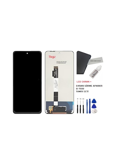 Tkgz - Xiaomi Poco X3 Gt Lcd Ekran Dokunmatik -a- Kalite + B-7000 + Tamir Seti