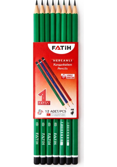 Fatih Mercanlı Kurşun Kalem 12 Adet