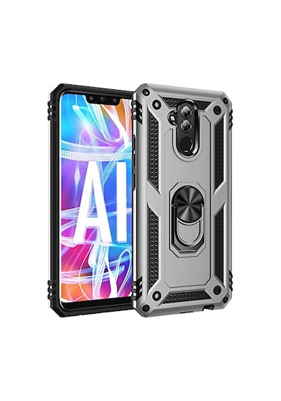 Huawei Mate 20 Lite Yüzüklü Standli Vega Kilif Ekran Koruyucu 510330837