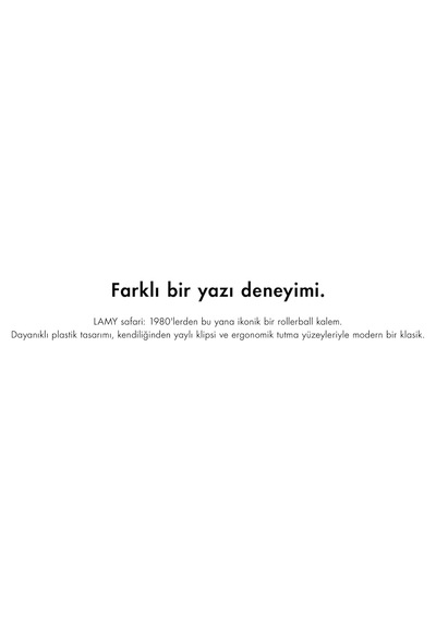 Lamy Safari 2023 Ozel Uretim Rengi Aquasky Roller Kalem Çok Renkli