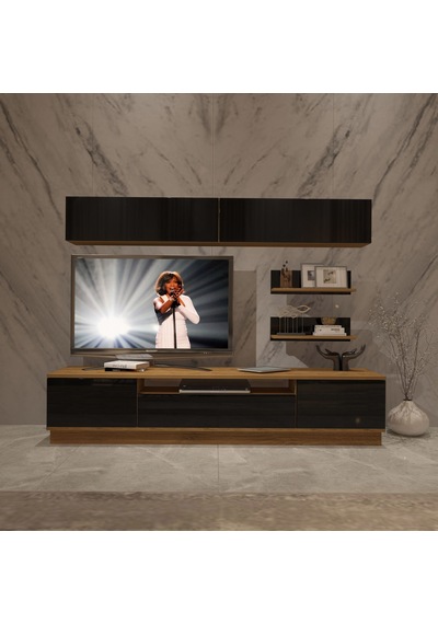 Decoraktiv Trendstyle 5s Mdf Tv Ünitesi Tv Sehpası Pera - Siyah