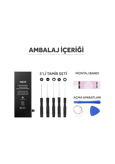 Apple Uyumlu iPhone SE 2020 Batarya Mucize Batarya Deji Normal Kapasite