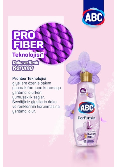 ABC Parfumia Zarif Orkide Konsantre Çamaşır Yumuşatıcısı 1440 ML