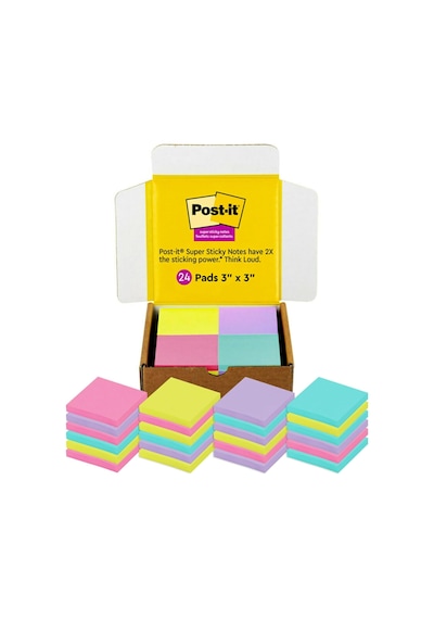 Süper Yapışkan Notlar, 7,62 X 7,62 Cm, 24 Ped/paket, 70 Yaprak/ped, Amazon'a Özel Parlak Renk Koleksiyonu, Aqua Sıçraması, Asit Kireç, Tropikal Pembe Ve İris İnfüzyonu Süper Yapışkan Notlar, 7,62 X 7,62 Cm, 24 Ped/paket, 70 Yaprak/ped, Amazon'a Özel Parlak Renk Koleksiyonu, Aqua Sıçraması, Asit Kireç, Tropikal Pembe Ve İris İnfüzyonu