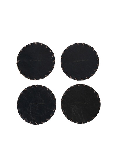 Mudo Home Vıntage Yuvarlak Bardak Altlığı 10 Cm 4'lü Laciver Diğer