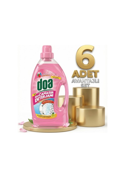 Doa Sıvı Çamaşır Detarjanı Yünlü Ve Narinler 6x2700 Ml
