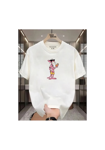 Tarzsokak Unisex Kod 2 Partnert-shirt Beyaz