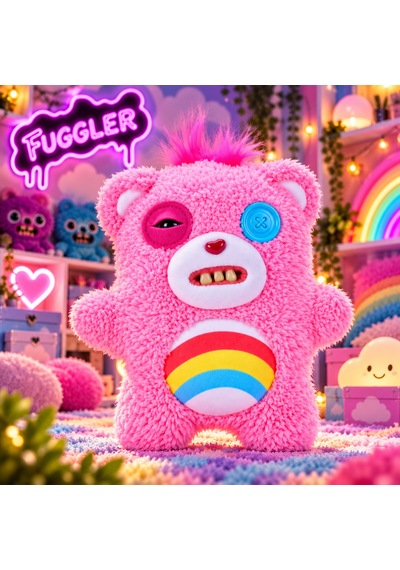 Fuggler Care Bears Peluş Pembe Cheer Bear