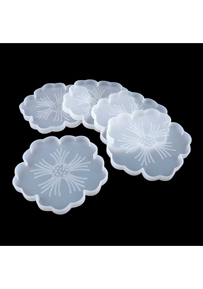 Epoksi Reçine için Silikon Kalıp Çiçek Kalıbı 12 Cm