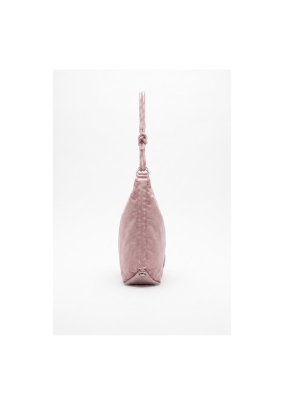 Luvi Shoes Margaux Pembe Teknik Kumaş Kadın Omuz Çantası