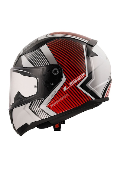 Ls2 Rapid 2 Extra Beyaz-kırmızı Fullface Motosiklet Kaskı
