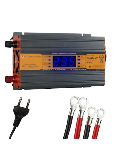 Powermaster 12 V Volt 1500 W Watt Modifiye Sinüs İnverter