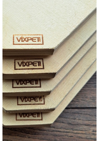 Vixpet Köşe Duvar Güvercin Tüneği 20x20 Cm - 5 Adet
