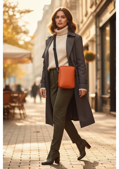 Brandsmithshop Tangerine Mandalina Glow Elegant Omuz Çantası Çok Renkli