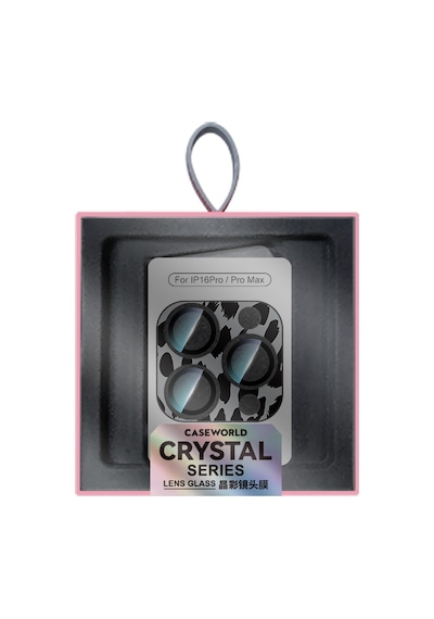 Apple Uyumlu   iPhone 16 Pro Max Caseworld Crystal Color Serisi Full Kamera Lens Koruyucu Gri