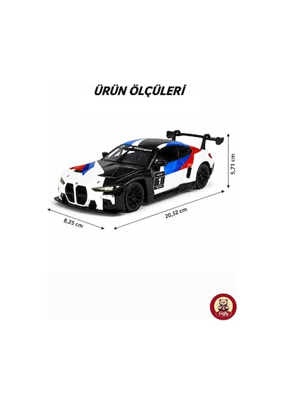 Motormax Bmw-m4 Gt3 Model Die Cast 1/24 Model Araba