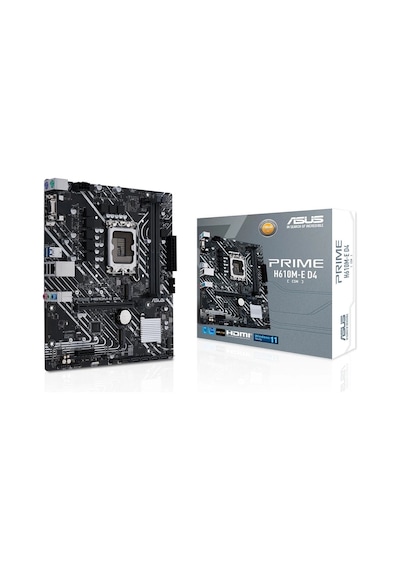 Asus Prime H610m-e D4-csm 3200mhz Ddr4 Soket 1700 M.2 Hdmı Dp Matx Anakart Kdo