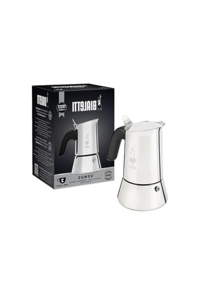 Ocak Üstü Espresso Pişirici, 85ml Kapasiteli Gümüş Renkli