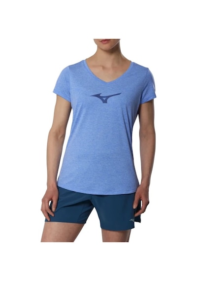 Mizuno Short Sleeve Kadın Tişört Mavi Çok Renkli