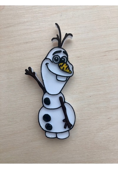 Karlar Ülkesi Frozen Olaf Kardan Adam Karakteri Çocuk Buzdolabı Magneti