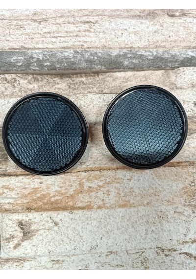 Motosiklet Koyu Gri Reflektör Takım