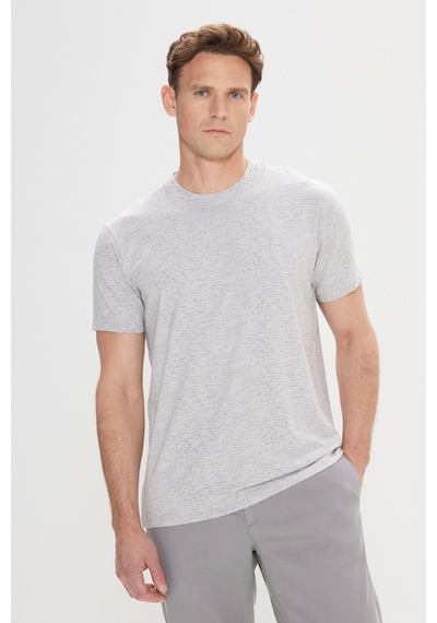 AC&Co / Altınyıldız Classics Erkek Grı Slim Fit Dar Kesim Bisiklet Yaka Pamuklu Kısa Kollu Tişört Gri AC&Co / Altınyıldız Classics Erkek Grı Slim Fit Dar Kesim Bisiklet Yaka Pamuklu Kısa Kollu Tişört Gri