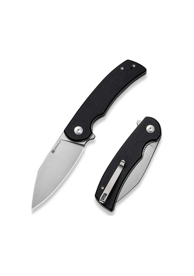 Sencut Omniform Flipper Knife Micarta Black Handle Kamp Çakı Siyah