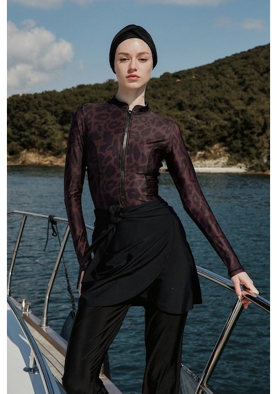 Molene Leopar Desenli Surf Mayo