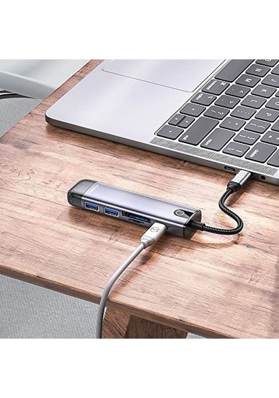 Mcdodo Hu-7740 6in1 Usb Hub Çoğaltıcı-gri Sku: Zeusb08dd6pm1r