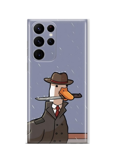 Samsung Galaxy S25 Ultra Uyumlu Baskılı Şeffaf Telefon Kılıfı Koleksiyon: Memecraft Studio 1