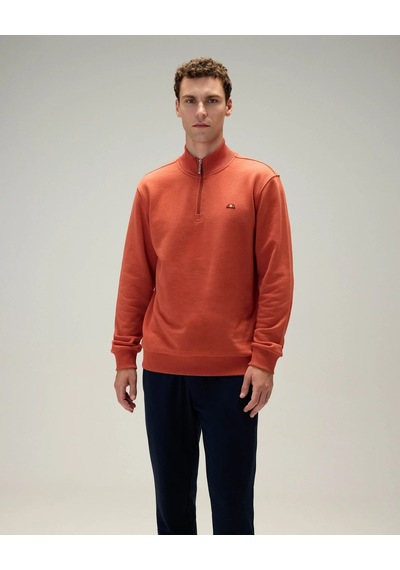 Ellesse Erkek Yarım Fermuarlı Sweat Kiremit