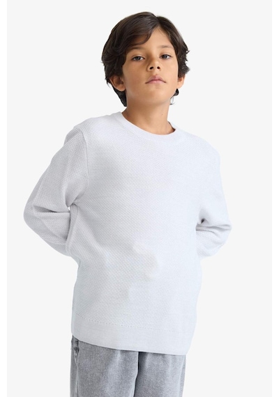 Defacto Regular Fit Basic Kazak Erkek Çocuk F4731a825augr184 Gri-gr184