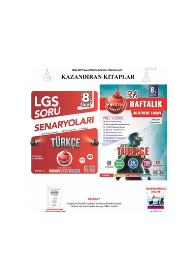 Nartest 8. Sınıf Türkçe 2 Kitap Seti