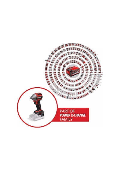 Einhell TP-CW 18/260-C Li BL - Solo Kömürsüz Akülü Darbeli Somun Sıkma (Akü ve Şarj Hariç) - 4510090