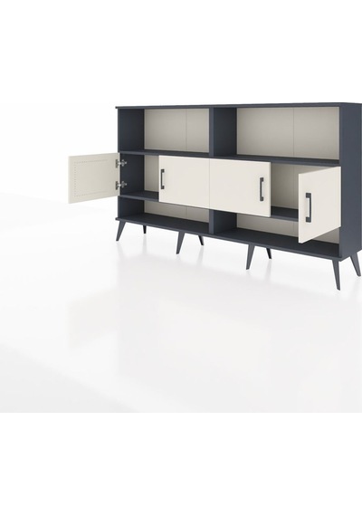 Arges Konsol 4 Raflı 4 Kapaklı 176x30x99 Antrasit-aytaşı/antrasit Antrasit-aytaşı/antrasit Arges Konsol 4 Raflı 4 Kapaklı 176x30x99 Antrasit-aytaşı/antrasit Antrasit-aytaşı/antrasit